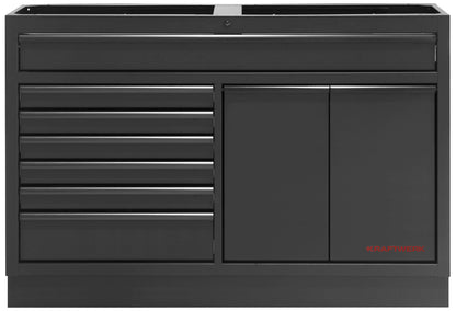 MOBILIO BLK 2ER KOMBI BREIT, LOCHWAND, EDELSTAHL KRAFTWERK