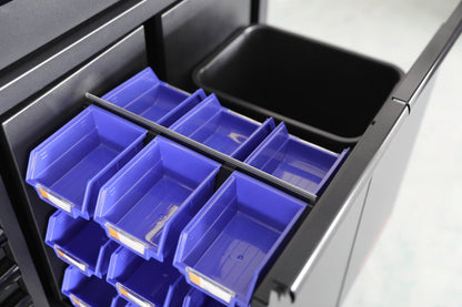 MOBILIO BLK 2ER KOMBI BREIT, LOCHWAND, EDELSTAHL KRAFTWERK