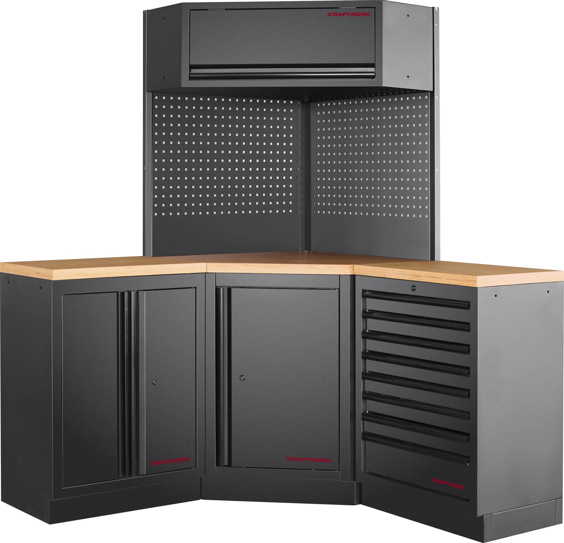 MOBILIO BLK 3ER KOMBI ECKELEMENT, BUCHE KRAFTWERK