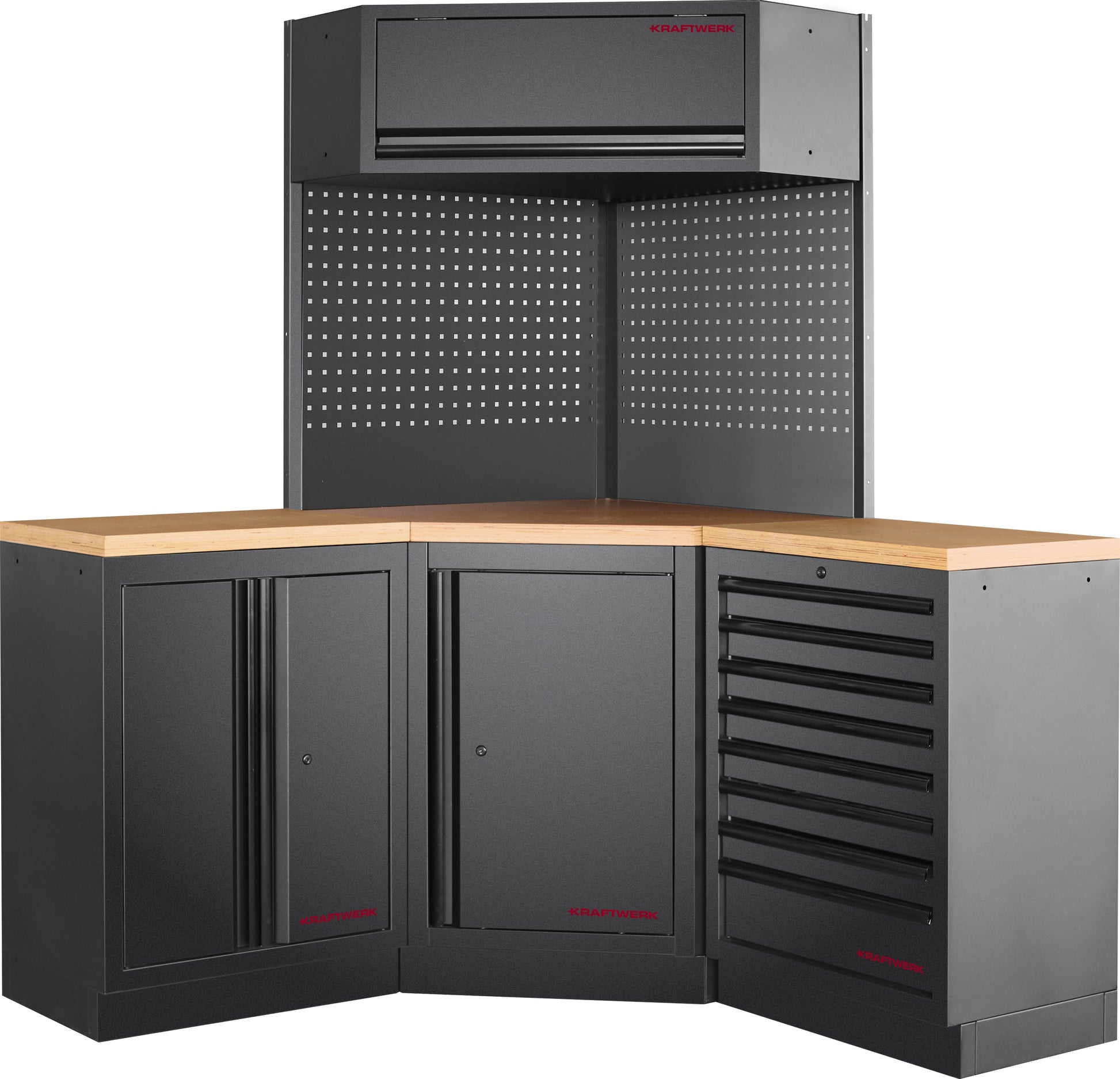 MOBILIO BLK 3ER KOMBI ECKELEMENT, BUCHE KRAFTWERK