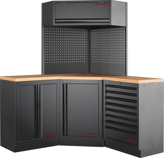 MOBILIO BLK 3ER KOMBI ECKELEMENT, BUCHE KRAFTWERK