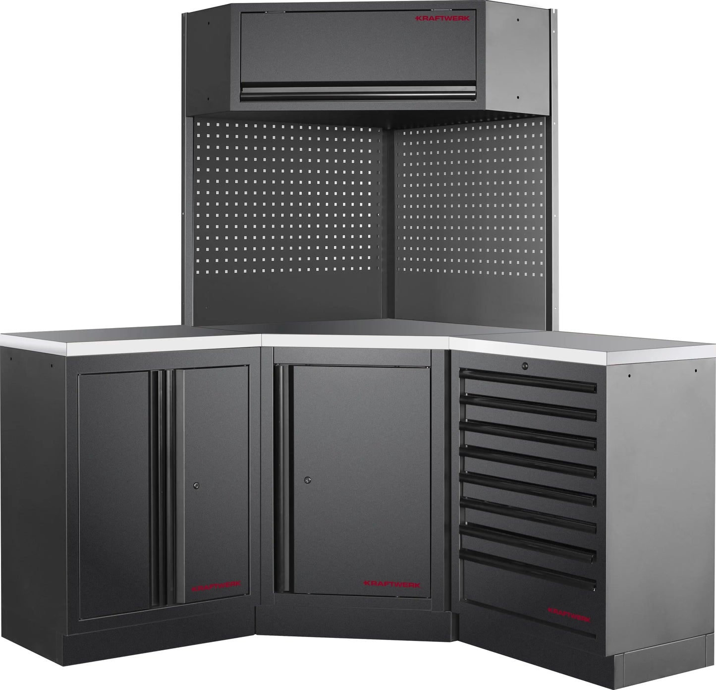 MOBILIO BLK 3ER KOMBI ECKELEMENT, EDELSTAHL 430 KRAFTWERK