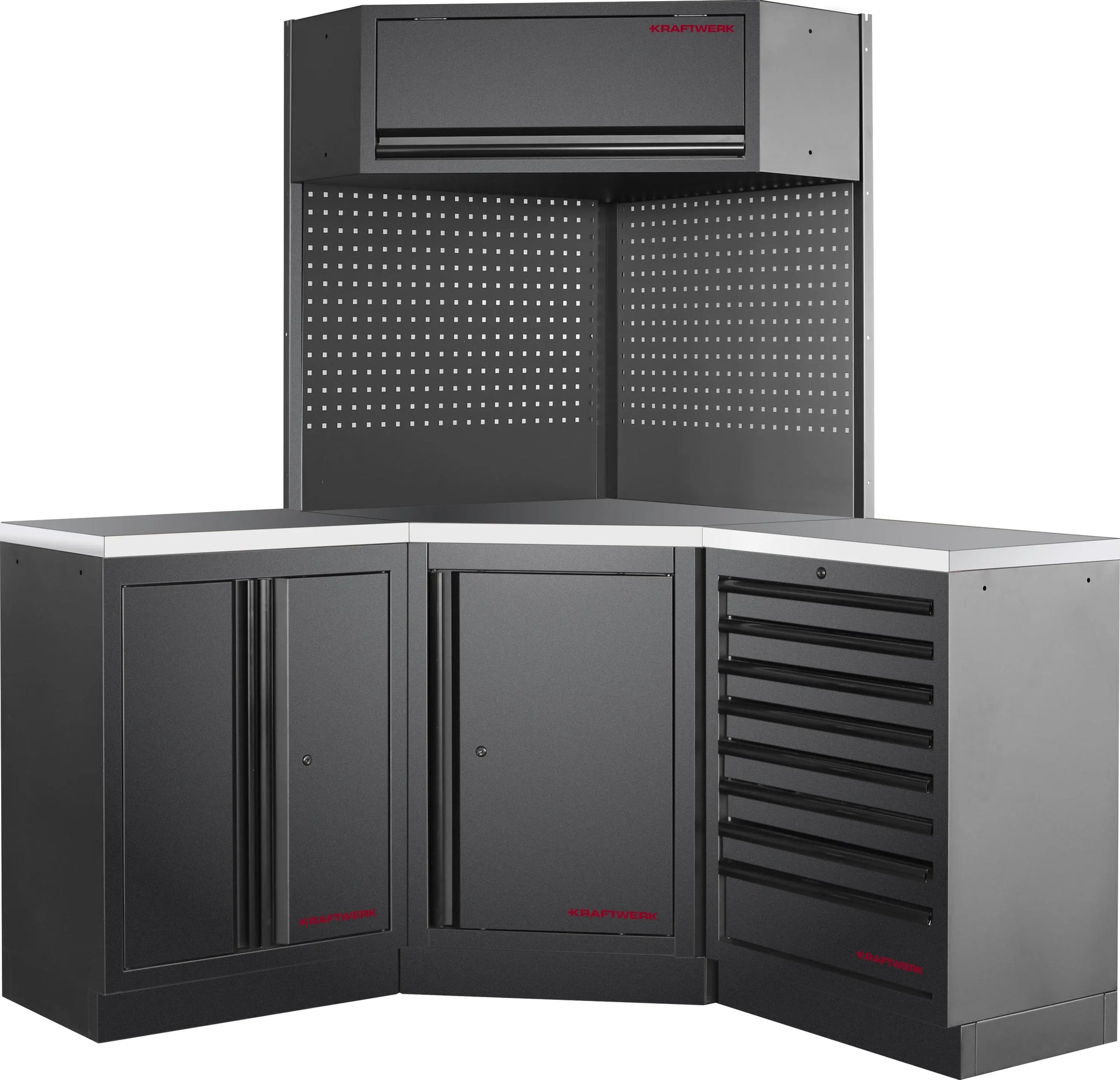 MOBILIO BLK 3ER KOMBI ECKELEMENT, EDELSTAHL 430 KRAFTWERK