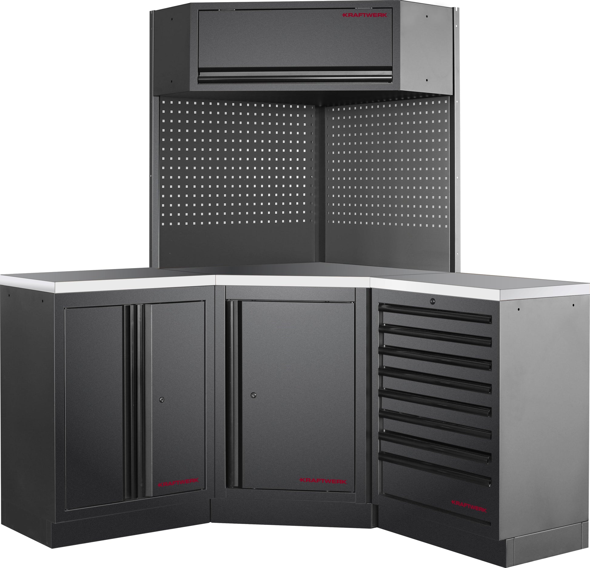 MOBILIO BLK 3ER KOMBI ECKELEMENT, EDELSTAHL 430 KRAFTWERK