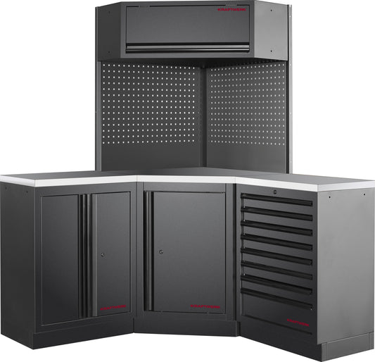 MOBILIO BLK 3ER KOMBI ECKELEMENT, EDELSTAHL 430 KRAFTWERK