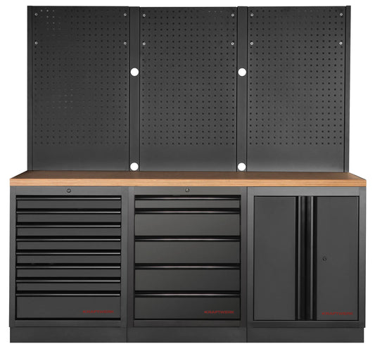 MOBILIO BLK 3ER KOMBI MIT LOCHWAND, BUCHE KRAFTWERK
