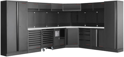 MOBILIO BLK 8ER KOMPLETT-KOMBI MIT LOCHWAND EDELSTAHL 430 KRAFTWERK