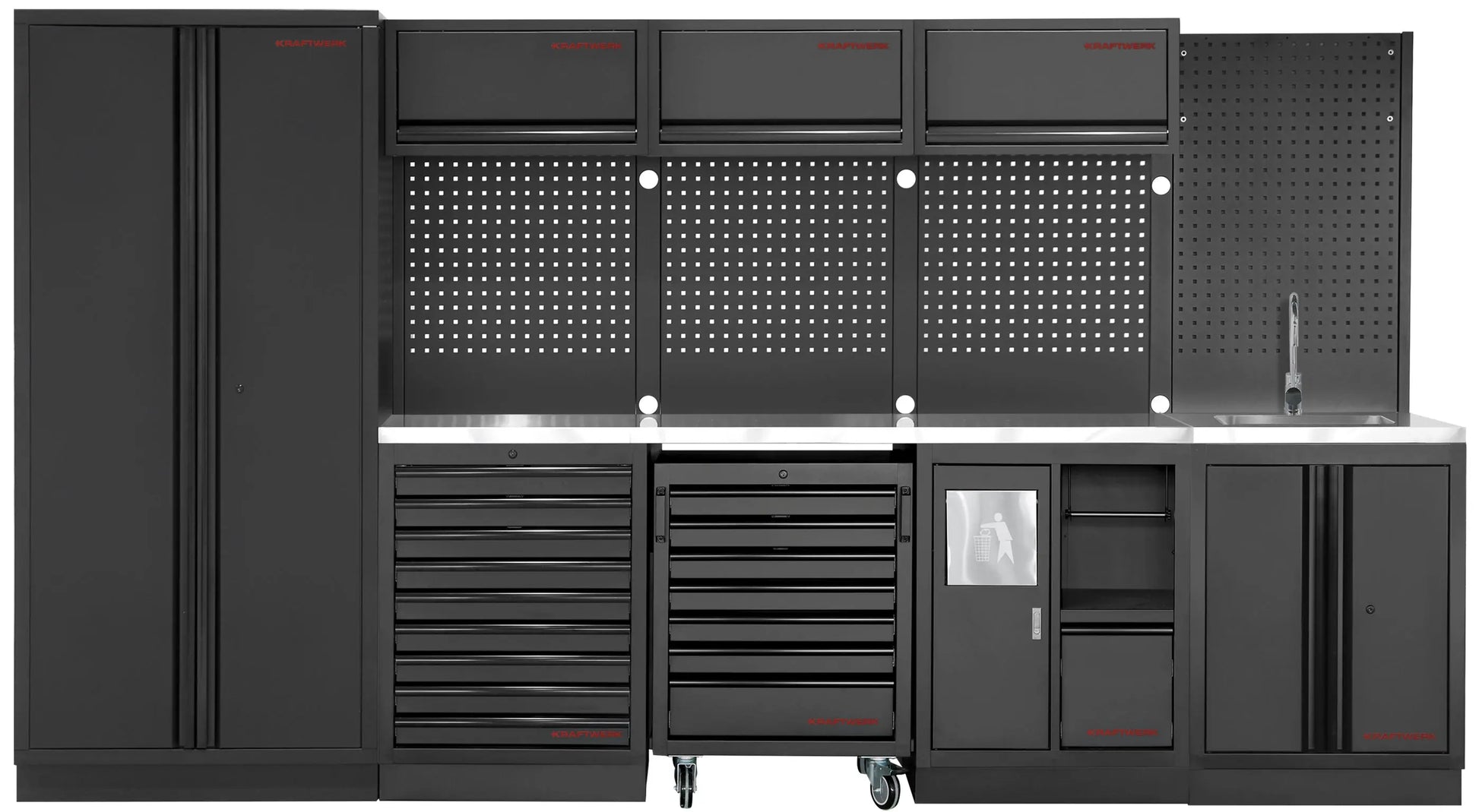 MOBILIO BLK SANITORY 4ER KOMBI, EDELSTAHL 430 KRAFTWERK