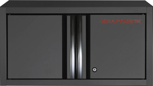 MOBILIO OBERSCHRANK 2-TÜRIG MIT SCHLOSS BLK KRAFTWERK