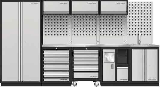 MOBILIO SANITORY 4ER KOMPLETT-KOMBI, EDELSTAHL 430 KRAFTWERK