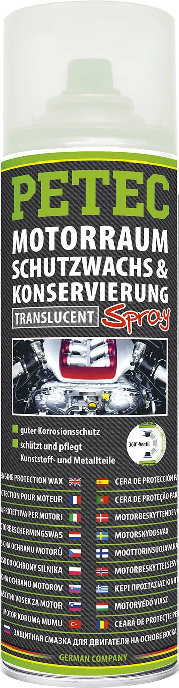 Motorschutzwachs Spray - 500 ml PETEC