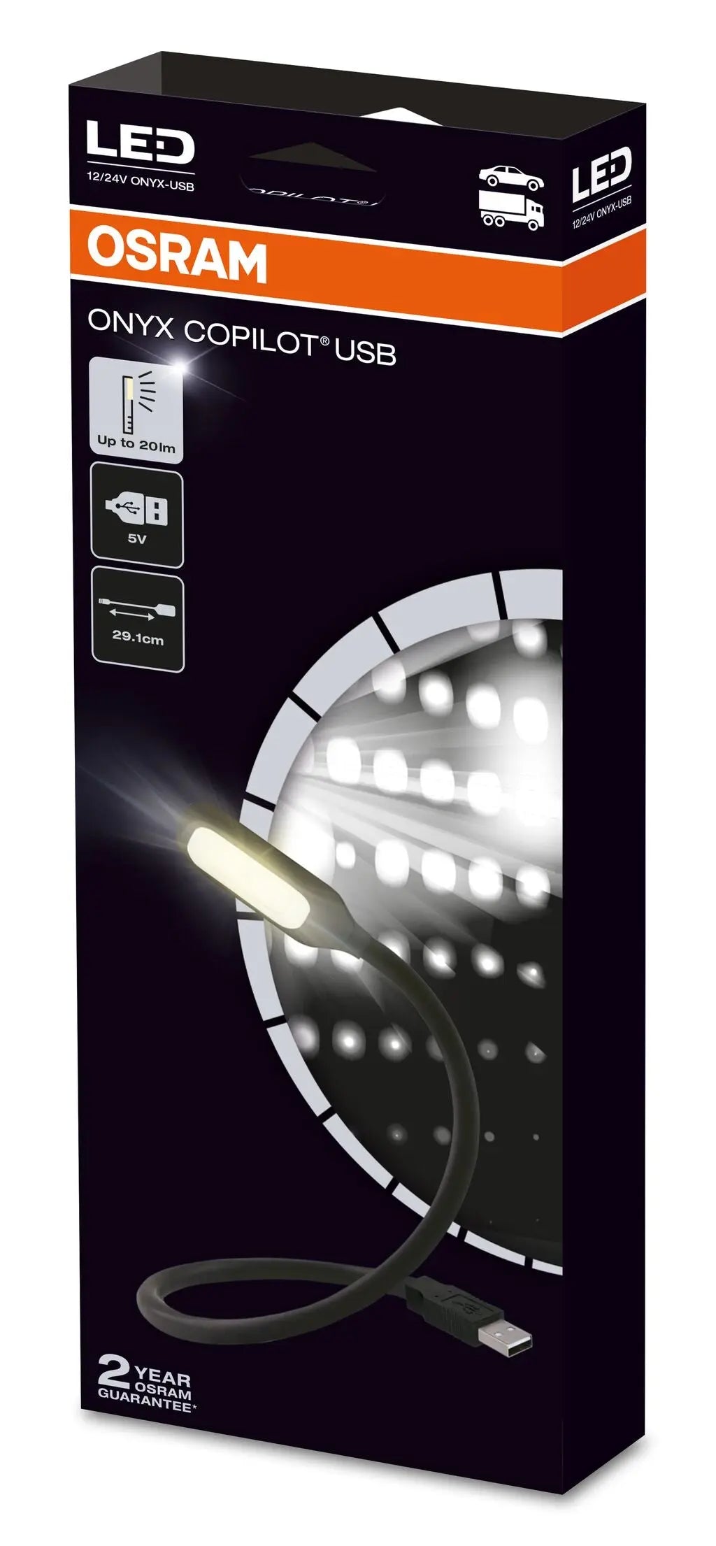 ONYX Copilot Flexibles LED Leselicht 12V /24V OSRAM OSRAM