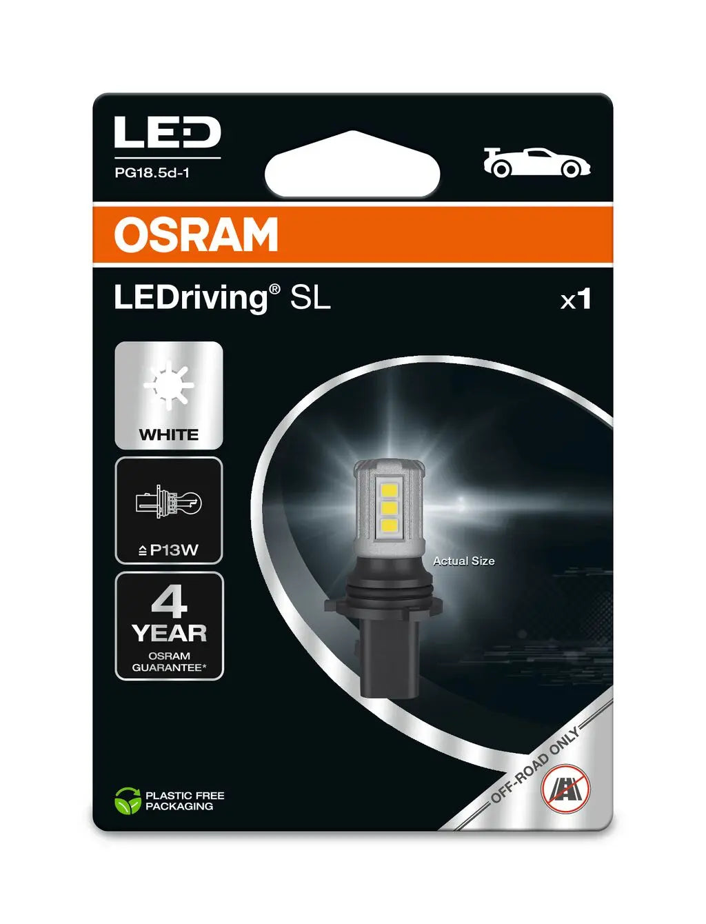 P13W LEDriving SL White 6000K 12V Faltschachtel  OSRAM