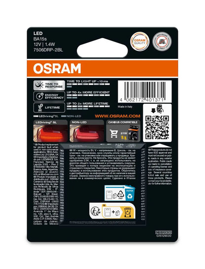 P21W LEDriving SL Red 12V Blister 2 St. OSRAM