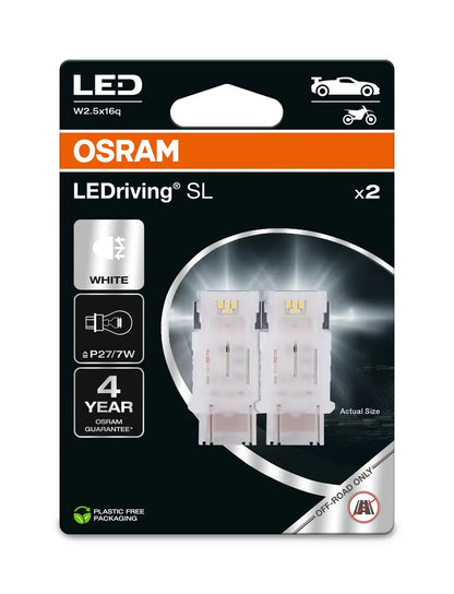 P27/7W LEDriving SL White 6000K 12V Blister 2 St. OSRAM