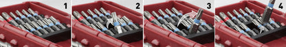 PRO LINE BIT UND BOHR BOX PROFI IMPACT 1/4" S2, 32-TLG. KRAFTWERK