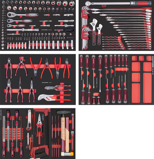 PRO LINE EVA WERKZEUG-ZUSAMMENSTELLUNG, 242-TLG. KRAFTWERK