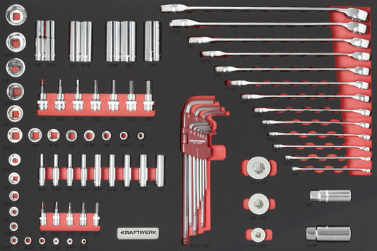 PRO LINE EVA ZOLL-WERKZEUG-EINLAGE 79-TLG. 60X40 CM KRAFTWERK