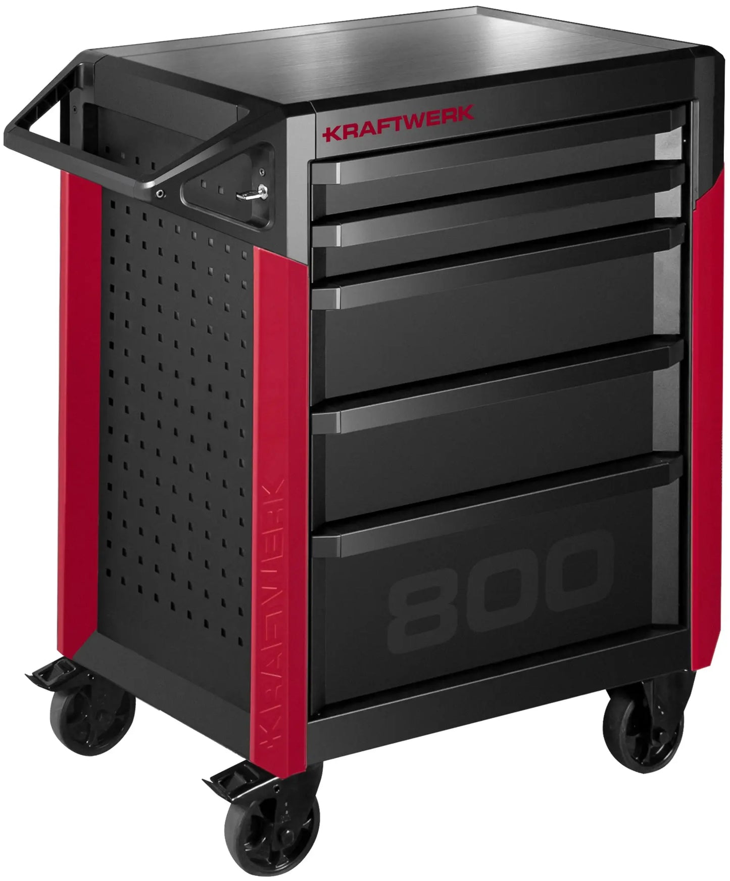 PRO LINE WERKSTATTWAGEN PT800 5 SCHUBLADEN, LEER KRAFTWERK PRO LINE