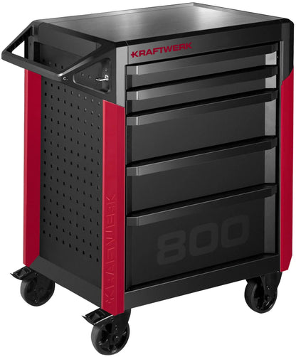 PRO LINE WERKSTATTWAGEN PT800 5 SCHUBLADEN, LEER KRAFTWERK PRO LINE