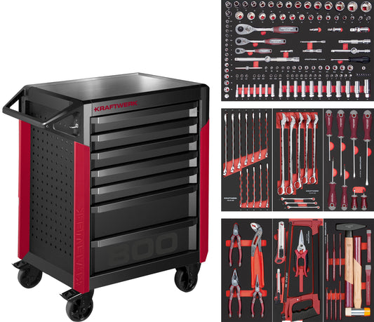 PRO LINE WERKSTATTWAGEN PT800 7 SCHUBLADEN 189-TLG. KRAFTWERK