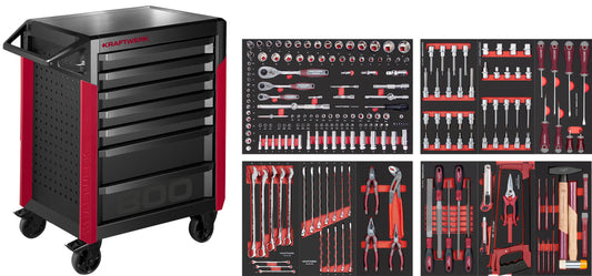 PRO LINE WERKSTATTWAGEN PT800 7 SCHUBLADEN 238-TLG. KRAFTWERK