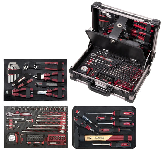 PROFI-ALU-WERKZEUGKOFFER KW 123-TLG. KRAFTWERK