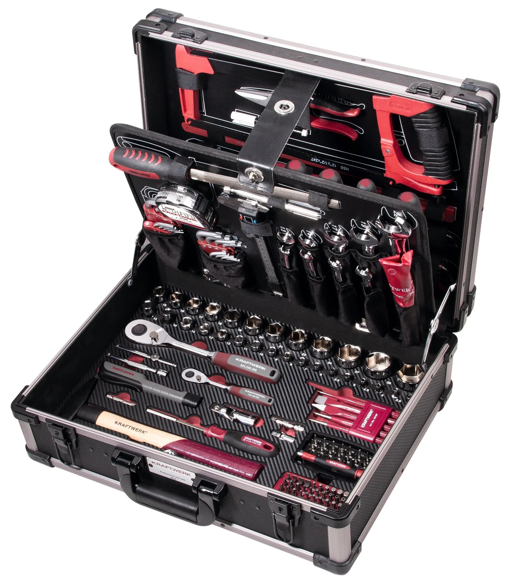 PROFI-ALU-WERKZEUGKOFFER KW 263-TLG. KRAFTWERK
