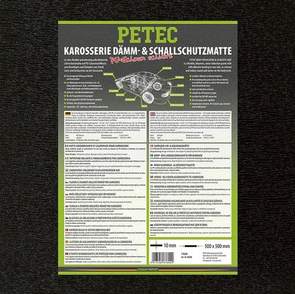 PU-Schaum - Dämm-& Schallschutzmatte - 500 x 500 x 10 mm PETEC