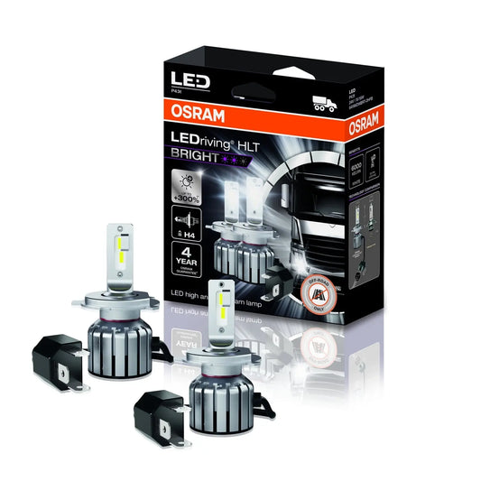 LEDriving HLT BRIGHT H4/H19 24V 15W P43t/PU43t-3 6000K White  2St. OSRAM OSRAM