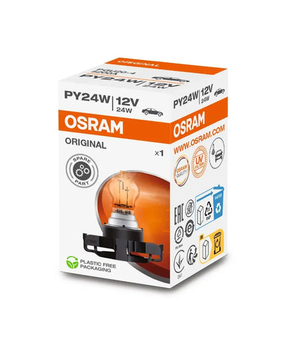 PY24W 12V 24W PGU20-4 Original Line Amber  OSRAM OSRAM