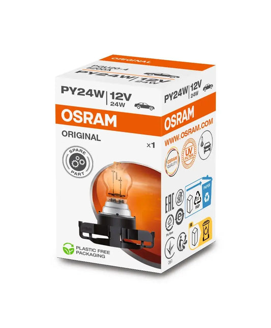 PY24W 12V 24W PGU20-4 Original Line Amber  OSRAM OSRAM
