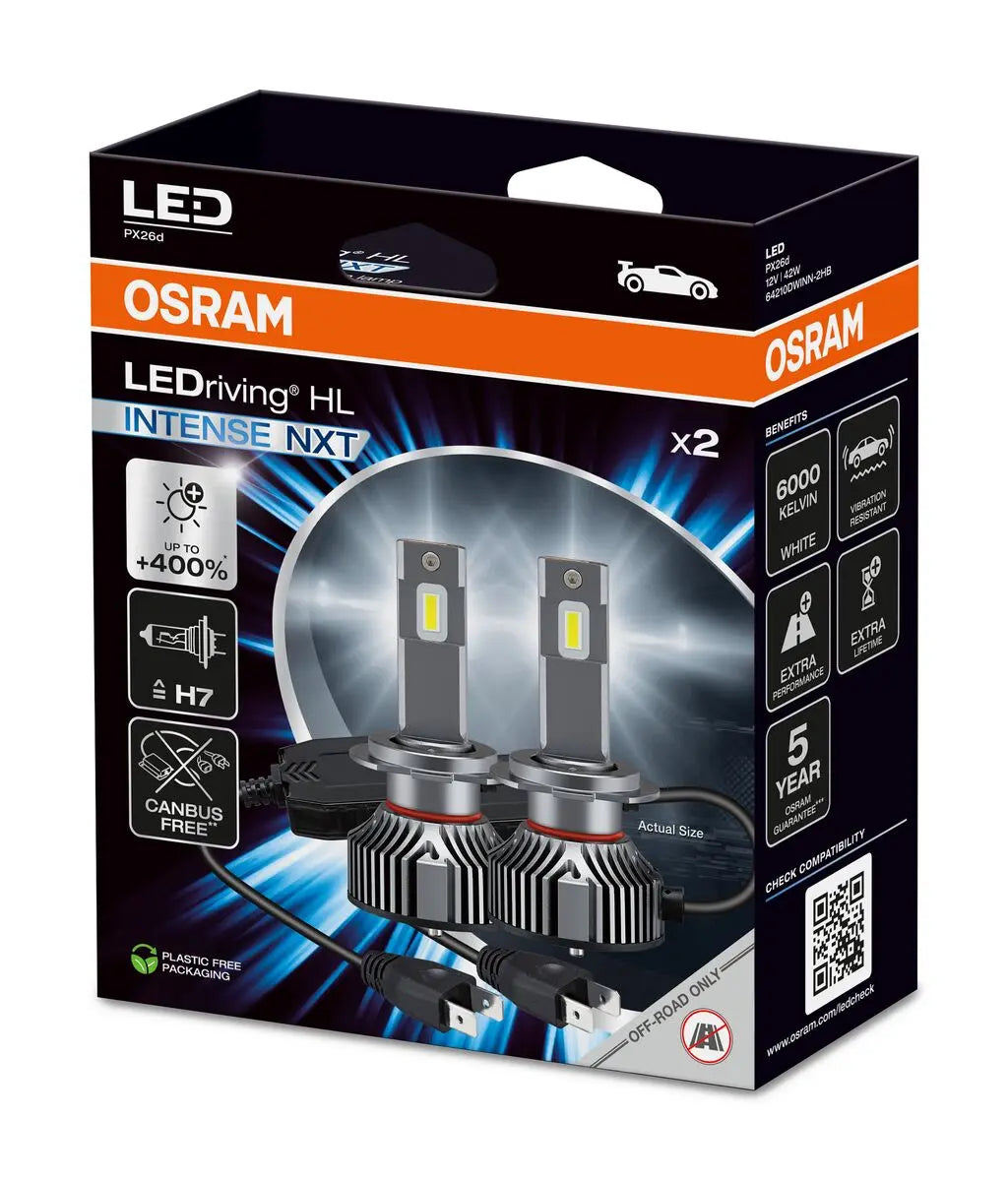 LEDriving® HL INTENSE NEXT H7/H18 12V 42W PX26d/PY26d-1 6000K White 2St. OSRAM OSRAM