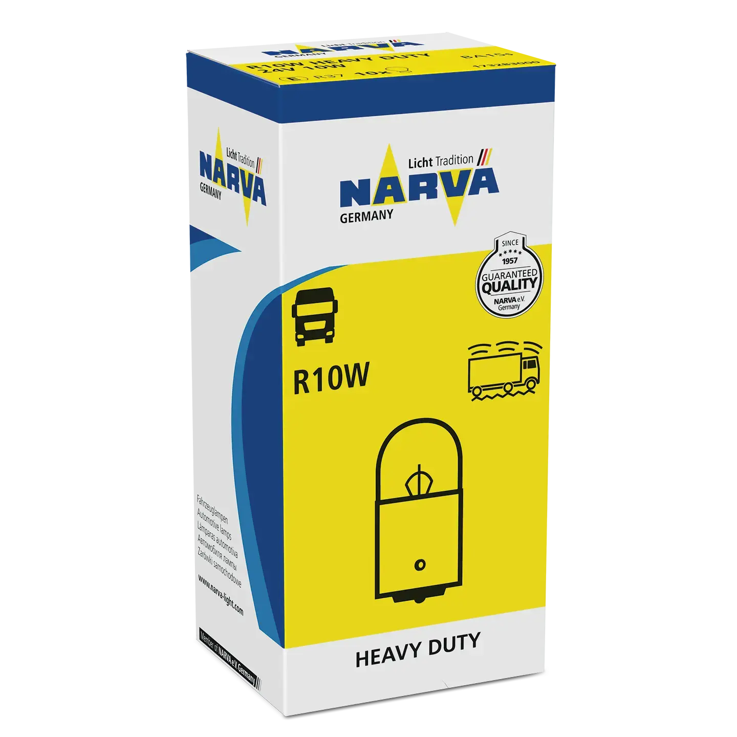 R10W HD 24V 10W BA15s HEAVY DUTY NARVA NARVA