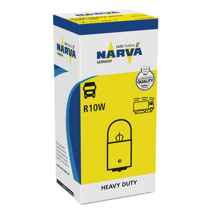 R10W HD 24V 10W BA15s HEAVY DUTY NARVA NARVA