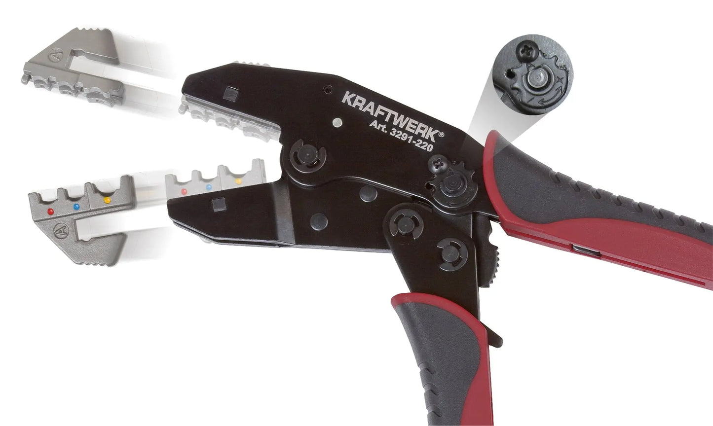 RATSCHEN-HEBEL-CRIMPZANGEN-KOFFER KRAFTWERK