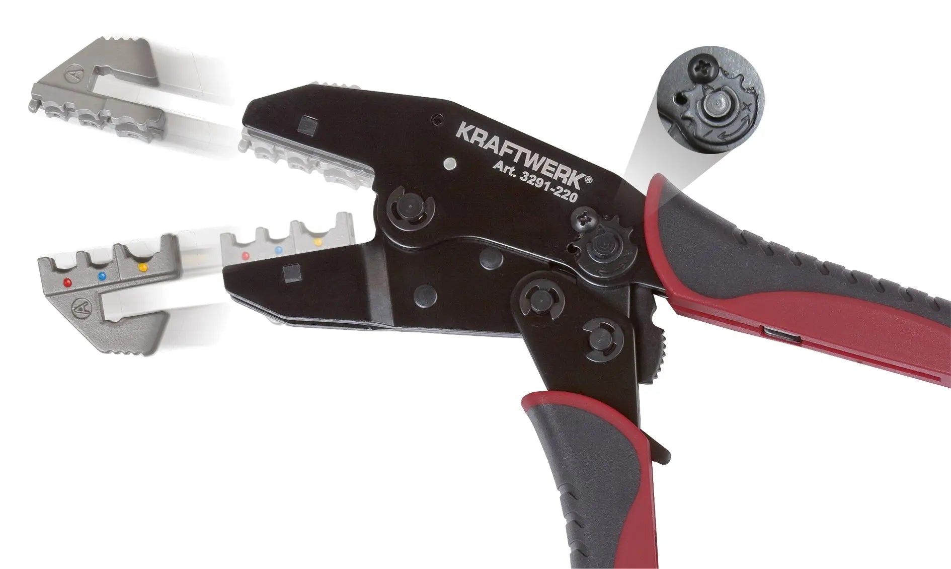 RATSCHEN-HEBEL-CRIMPZANGEN-KOFFER KRAFTWERK