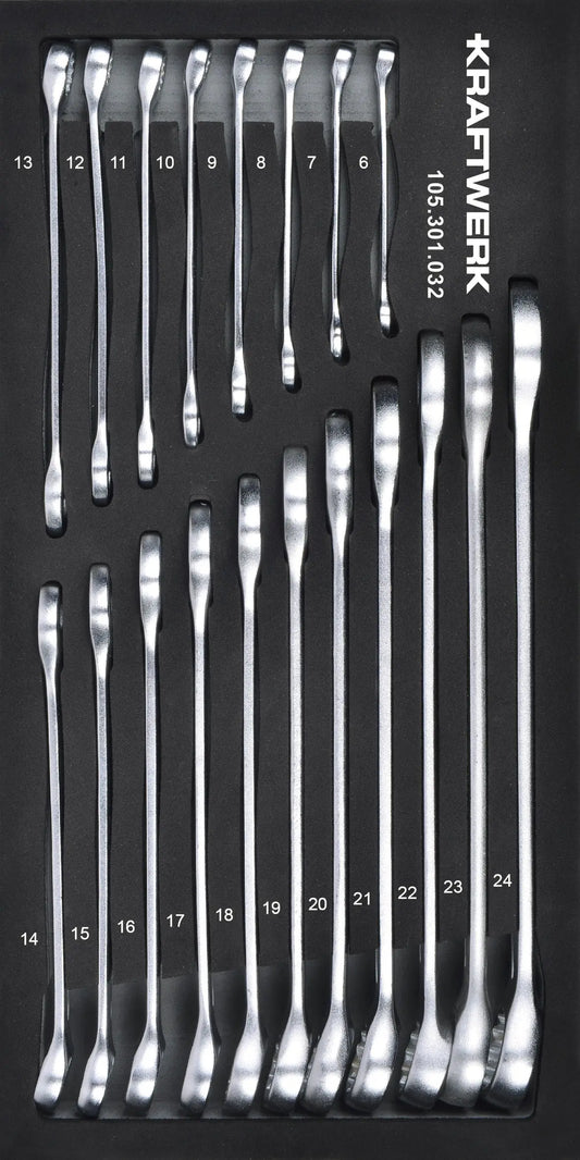 RINGMAULSCHLÜSSEL 19-TLG. 20X40 EINLAGE KRAFTWERK BASIC LINE
