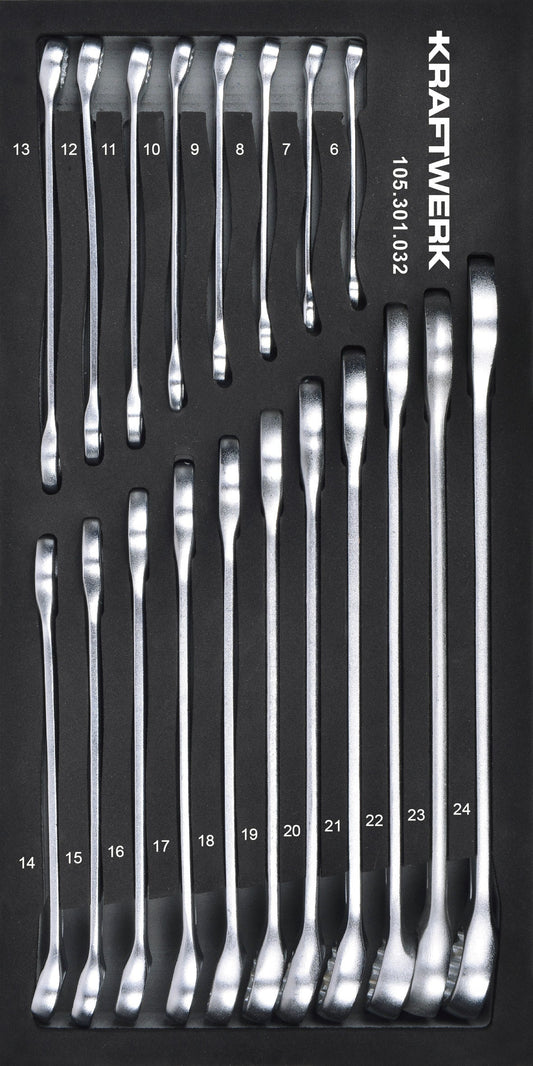 RINGMAULSCHLÜSSEL 19-TLG. 20X40 EINLAGE KRAFTWERK BASIC LINE