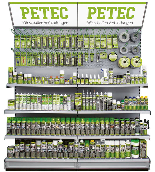 Regalsystem - Regalsystem - Breite 2 x 1 m, Höhe 2,25 m, Tiefe 0,55 m PETEC