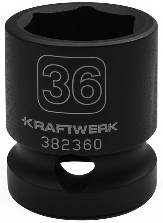 SCHLAG-STECKNUSS KURZ, 1/2", 36 MM KRAFTWERK