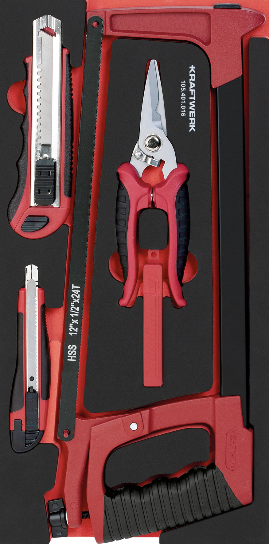 SCHNEIDWERKZEUG 21-TLG. 20X40 EINLAGE KRAFTWERK PRO LINE