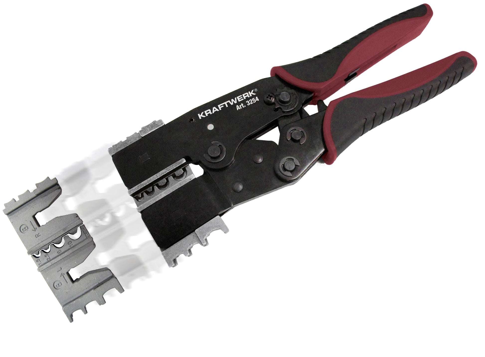 SCHNELLWECHSEL-RATSCHEN-HEBEL-CRIMPZANGE KRAFTWERK