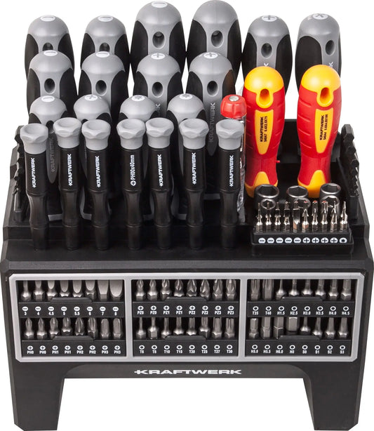 SCHRAUBENDREHER UND BIT SET,114-TLG. KRAFTWERK