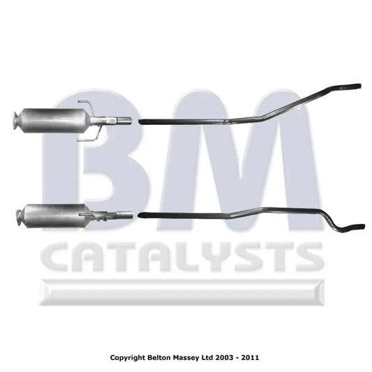 SIC-DPF FÜR OPEL CORSA COMBO 1.3L DIESEL | EURO 3 ODER 4 | OEM: 55557838 BM CATALYSTS