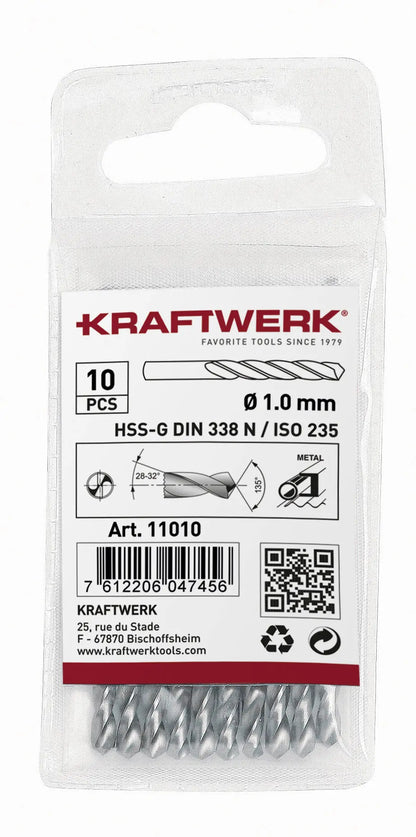 SPIRALBOHRER HSS-G DIN 338 TYP N 4.8 MM KRAFTWERK