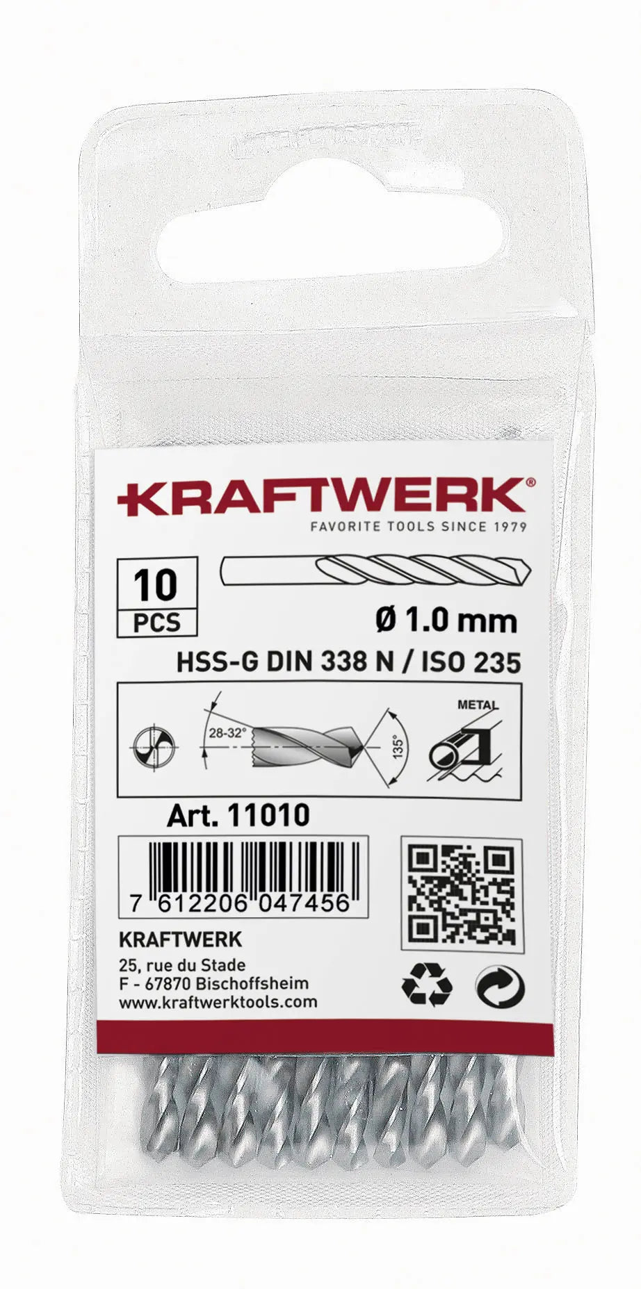 SPIRALBOHRER HSS-G DIN 338 TYP N 5.3 MM KRAFTWERK