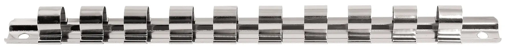 STECKNUSS-SCHIENE 250MM M. 10 CLIPS 1/2" KRAFTWERK