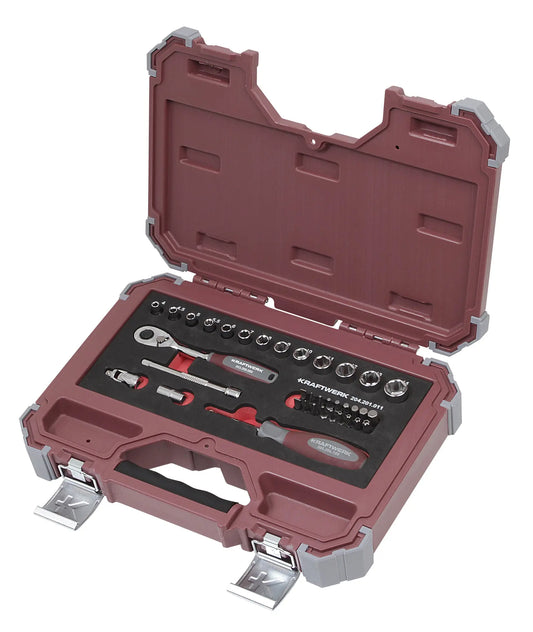 STECKSCHLÜSSEL-SATZ, 1/4", 36-TLG. KRAFTWERK