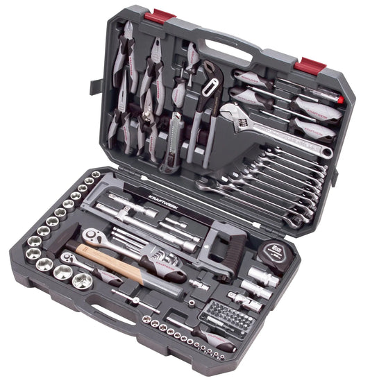 STECKSCHLÜSSEL-SATZ, BASIC, 1/4"+1/2", 115-TLG. KRAFTWERK